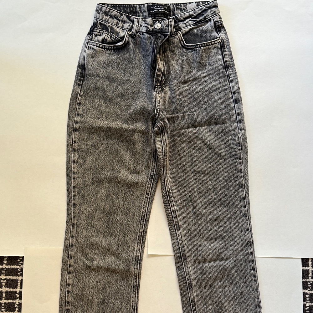 Gray jeans